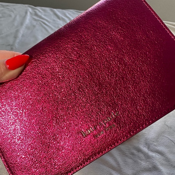 Kate Spade - Spencer Metallic Chain Wallet - Picture 7 of 8